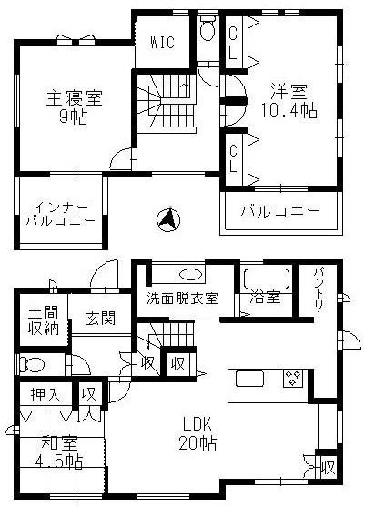 筑紫が丘7-7-14　間取