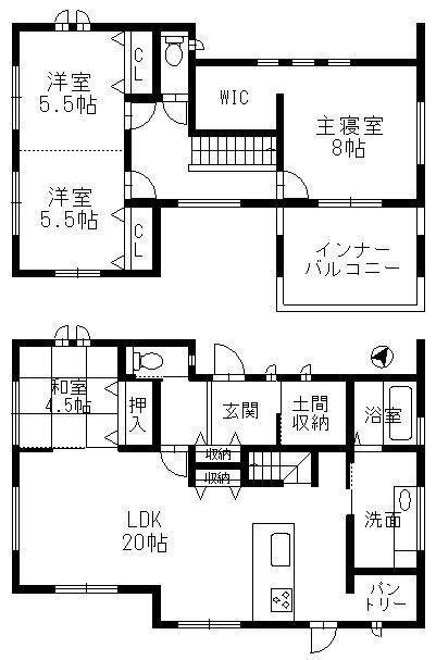 筑紫が丘2-16-8　間取