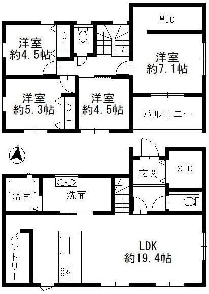 筑紫が丘3-13-16　間取