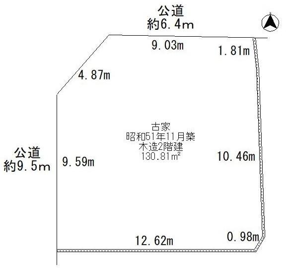 広陵町2-29-7　土地図面