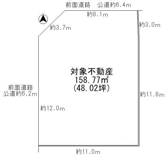 広陵町2-226　土地図面